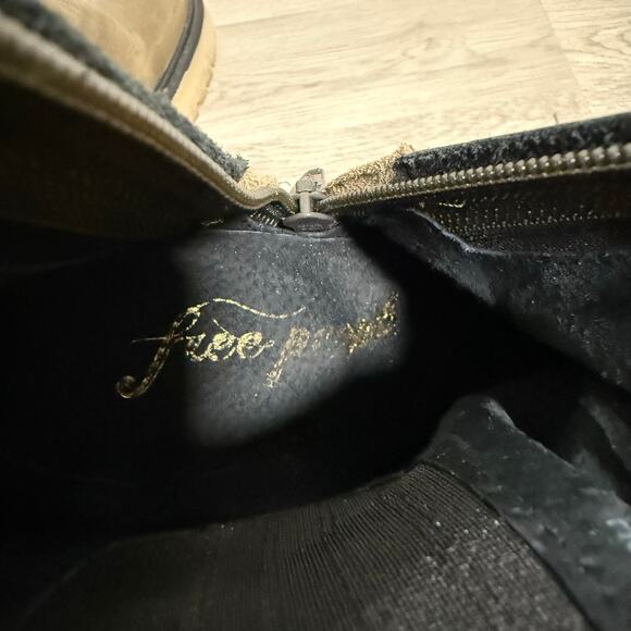 Free People James Chelsea Women's Olive Green Leather Boots Size 7.5 - Picture 8 of 13